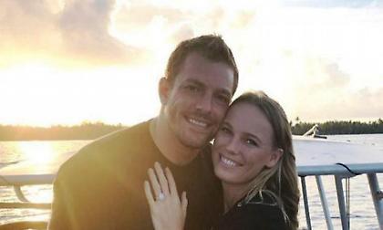 Ντέιβιντ Λι: Με παπά και με κουμπάρο πήρε το… κορίτσι, Καρολίν Βοζνιάκι!