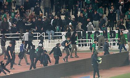 Στον εισαγγελέα 7 οπαδοί του Παναθηναϊκού για τη διακοπή του ντέρμπι
