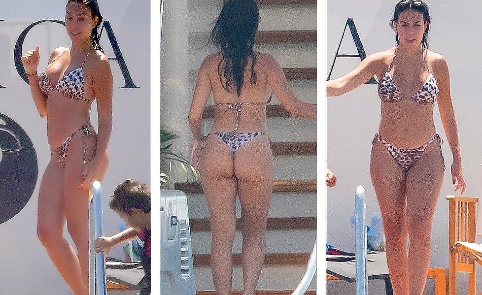 Η καυτή εμφάνιση της Τζορτζίνα του Κριστιάνο στο Σεν Τροπέ (pics)