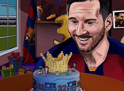 Οι ξεχωριστές ευχές της Μπαρτσελόνα στον εορτάζοντα Μέσι (video)