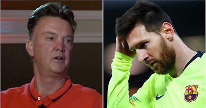 Φαν Χάαλ κατά Μέσι: «Κορυφαίος; Πόσα Champions League έχει πάρει;»