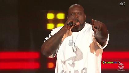 Ο Σακίλ Ο' Νιλ ράπαρε και ξεσήκωσε το κοινό στα NBA Awards! (video)