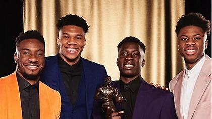 Οι «Αντετοκούνμπρος» γιόρτασαν με Κιάμο το βραβείο του MVP του Γιάννη! (video)