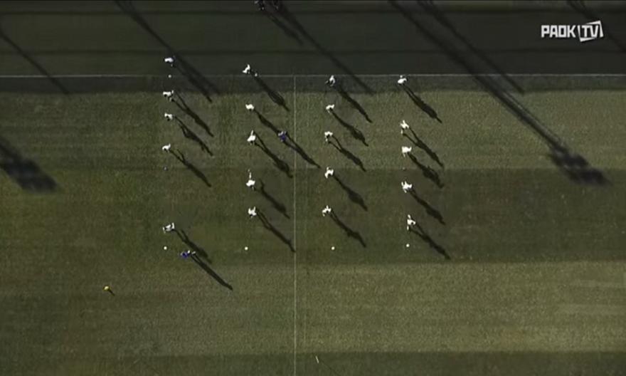 Ο ΠΑΟΚ… από ψηλά (video)