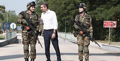 Το μήνυμα του Κυριάκου Μητσοτάκη προς την Τουρκία από τον Έβρο