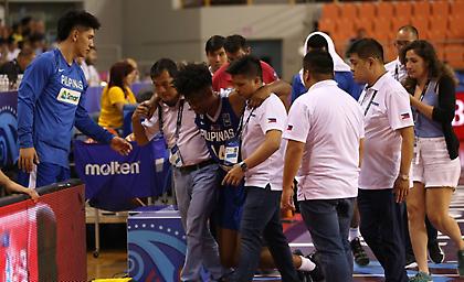 Σοβαρή ζημιά ο παίκτης των Φιλιππίνων
