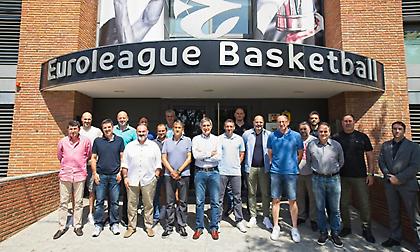 Γιατράς και Πρίφτης στη συγκέντρωση των προπονητών του Eurocup