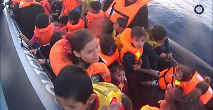 Η πορτογαλική Ακτοφυλακή διέσωσε 47 μετανάστες ανοιχτά της Λέσβου (video)