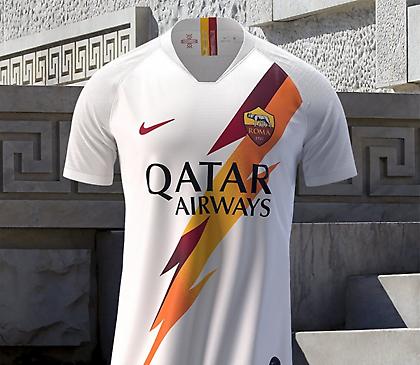 Εμπνευσμένη από τον... κεραυνό η νέα φανέλα της Ρόμα