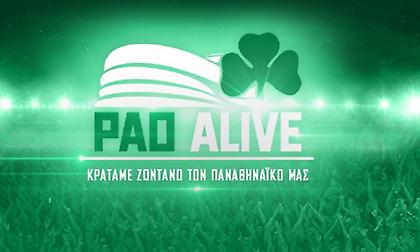 Εντυπωσιακή η στήριξη του κόσμου στο PAO ALIVE
