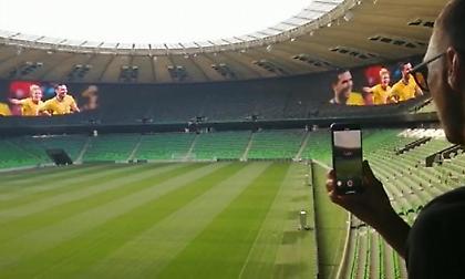 Εντυπωσιακή υποδοχή της Κράσνονταρ στον Μπεργκ (video)