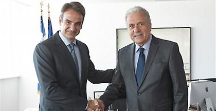 Μητσοτάκης: Αλλαγές στη μεταναστευτική πολιτική - Η συνάντηση με Αβραμόπουλο