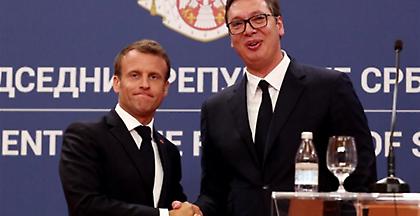 Σερβία: Ο Μακρόν ζήτησε συμβιβασμό στο ζήτημα του Κοσόβου