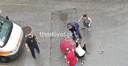 Επίθεση με τσεκούρι στην Θεσσαλονίκη, σε σοβαρή κατάσταση το θύμα