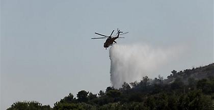 Φωτιά σε δύσβατο σημείο στον Κιθαιρώνα