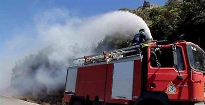 Φωτιά στον Κιθαιρώνα: Διάσπαρτες εστίες στα καμένα. Ενισχύθηκαν οι άνεμοι