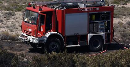 Πυρκαγιά στην περιοχή Νησέλια της Μυτιλήνης