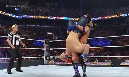 Ολόκληρος ο αγώνας του AJ Styles με τον John Cena στο Summerslam