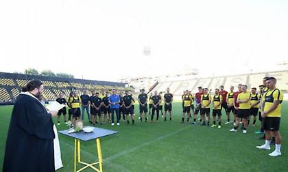 Αγιασμός για καλή σεζόν στον Άρη