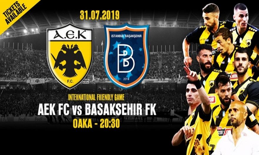 Τα εισιτήρια για το ΑΕΚ-Μπασάκσεχιρ