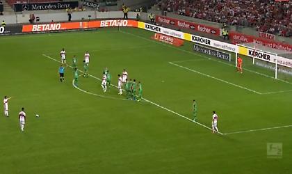 Φαουλάρα του Ντίνταβι και 2-0 η Στουτγάρδη (video)