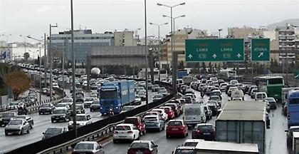 Έντονα κυκλοφοριακά προβλήματα στον Κηφισό