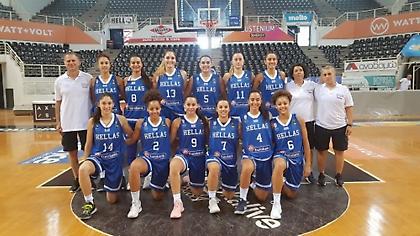 Η 12άδα της Εθνικής Νέων Γυναικών για το Ευρωπαϊκό