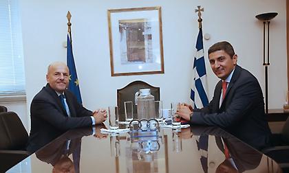 Αυτά τα θέματα συζήτησαν Αλαφούζος και Αυγενάκης στη συνάντησή τους