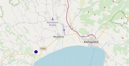 Σεισμός 3,8 βαθμών «ξύπνησε» την Καλαμάτα