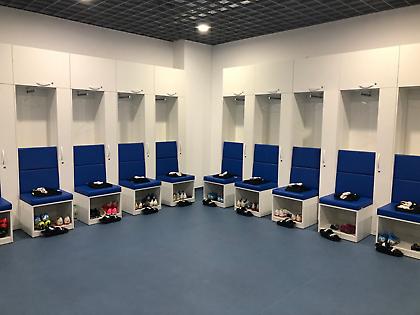 Τα αποδυτήρια της ΑΕΚ στο γήπεδο της Κραϊόβα (pics)