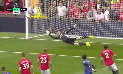 Άγγιξε το γκολ ο Άμπραχαμ αλλά του το στέρησε το δοκάρι (video)