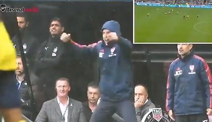 Ο έξαλλος πανηγυρισμός του Έμερι για... ένα τάκλιν στη μπάλα (vid)