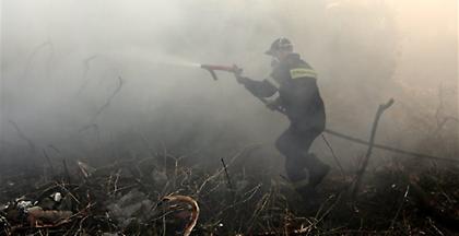 Συγκρατημένη αισιοδοξία για την πορεία της πυρκαγιάς στην Εύβοια