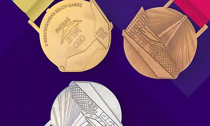 Δύο σύμβολα της Πάτρας στα μετάλλια των Μεσογειακών Αγώνων (pic)