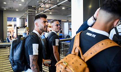 Η αναχώρηση του ΠΑΟΚ για Σλοβακία (pics)