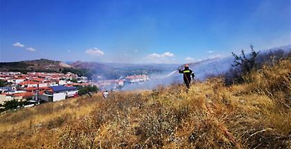 Υπό έλεγχο τέθηκε η φωτιά στις Καρυές Σαμοθράκης