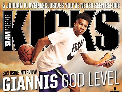 O Γιάννης στο εξώφυλλο του «Slam Kicks» ως Θεός (pic)