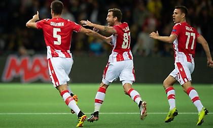 Mεγάλο προβάδισμα για Ντιναμό Ζάγκρεμπ και Ερυθρό Αστέρα