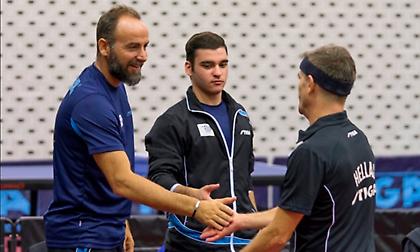 Η αποστολή των Εθνικών ομάδων πινγκ πονγκ για το Ευρωπαϊκό Πρωτάθλημα ομαδικού