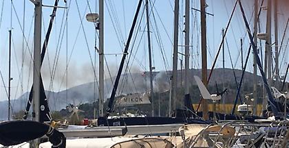 Φωτιά στην Λέρο, κινητοποίηση της Πυροσβεστικής από Αττική και Σάμο