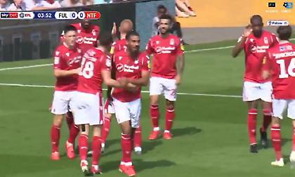 Εξαιρετική αντεπίθεση της Νότιγχαμ και 1-0 μέσα στη Φούλαμ (video)