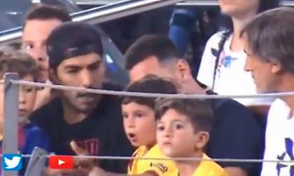 Ο γιος του Μέσι πανηγύρισε το γκολ της Μπέτις και ο Σουάρες τρελάθηκε (video)