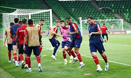 Η προπόνηση του Ολυμπιακού στο Κράσνονταρ (pics/video)