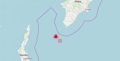 Ισχυρός σεισμός 4,9 βαθμών ταρακούνησε τα Δωδεκάνησα