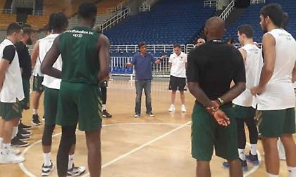 Με… Γιαννακόπουλο και ομιλία η προπόνηση του Παναθηναϊκού! (pic)