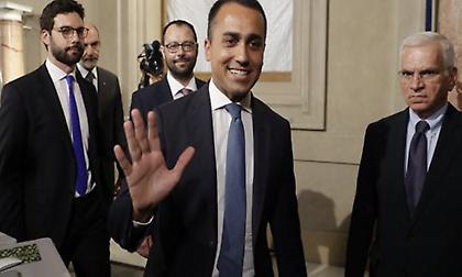 Συμφωνία για κυβέρνηση Πέντε Αστέρων και κεντροαριστεράς στην Ιταλία