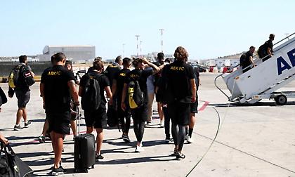 Το ταξίδι της ΑΕΚ στην Τραπεζούντα (video)