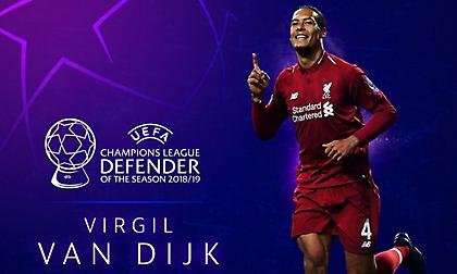 Κορυφαίος αμυντικός στο Ch. League ο Φαν Ντάικ