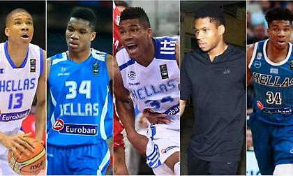 Ο Giannis της Εθνικής: Από το… ντεμπούτο το 2014, MVP και «γαλανόλευκος» ηγέτης! (videos)