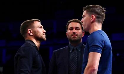 Πήρε από το... face-off τη ζώνη του Κάμπελ ο Λοματσένκο (video)